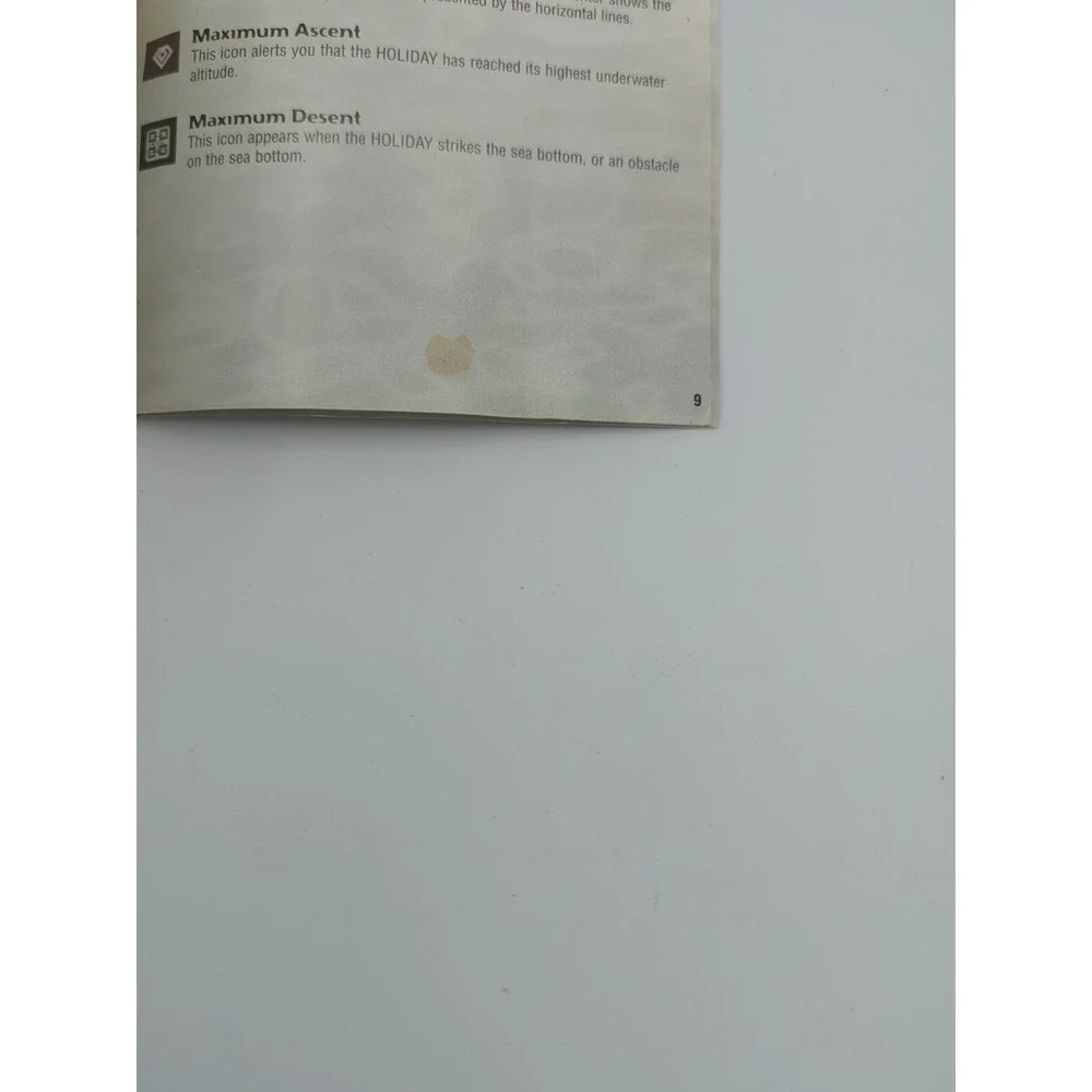 Aquanaut's Holiday Sony Playstation Paper Manual No Disk/Case‎ Manual Only READ
